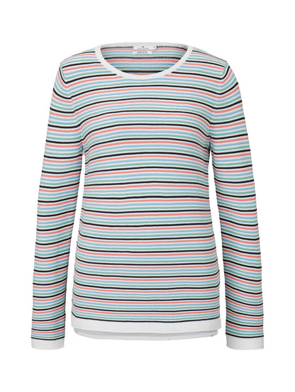 Tom Tailor Denim T-Shirt Erwachsene Weiblich aus 100 % Baumwolle