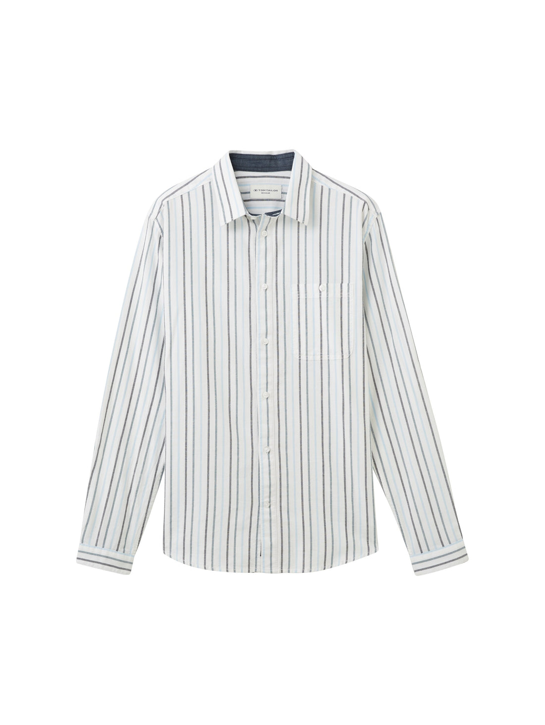 Tom Tailor Denim Hemd Langarm Kentkragen Regular Fit Erwachsene