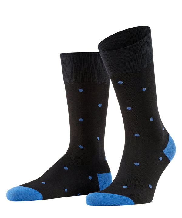 Falke Business-Strumpf Herren Punkte-Musterung Baumwolle