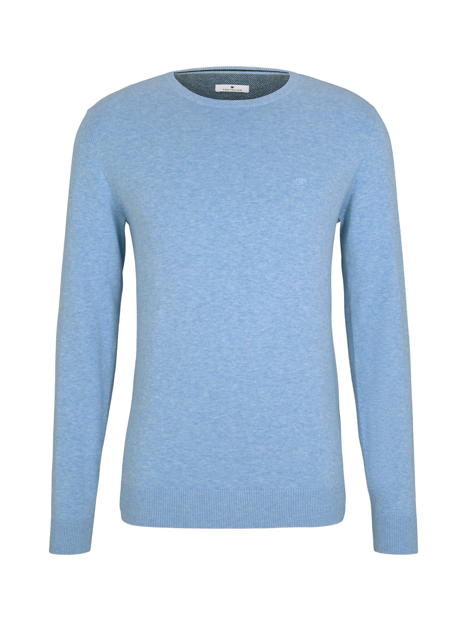Tom Tailor Denim Strickpullover Herren mit Logo-Stickerei