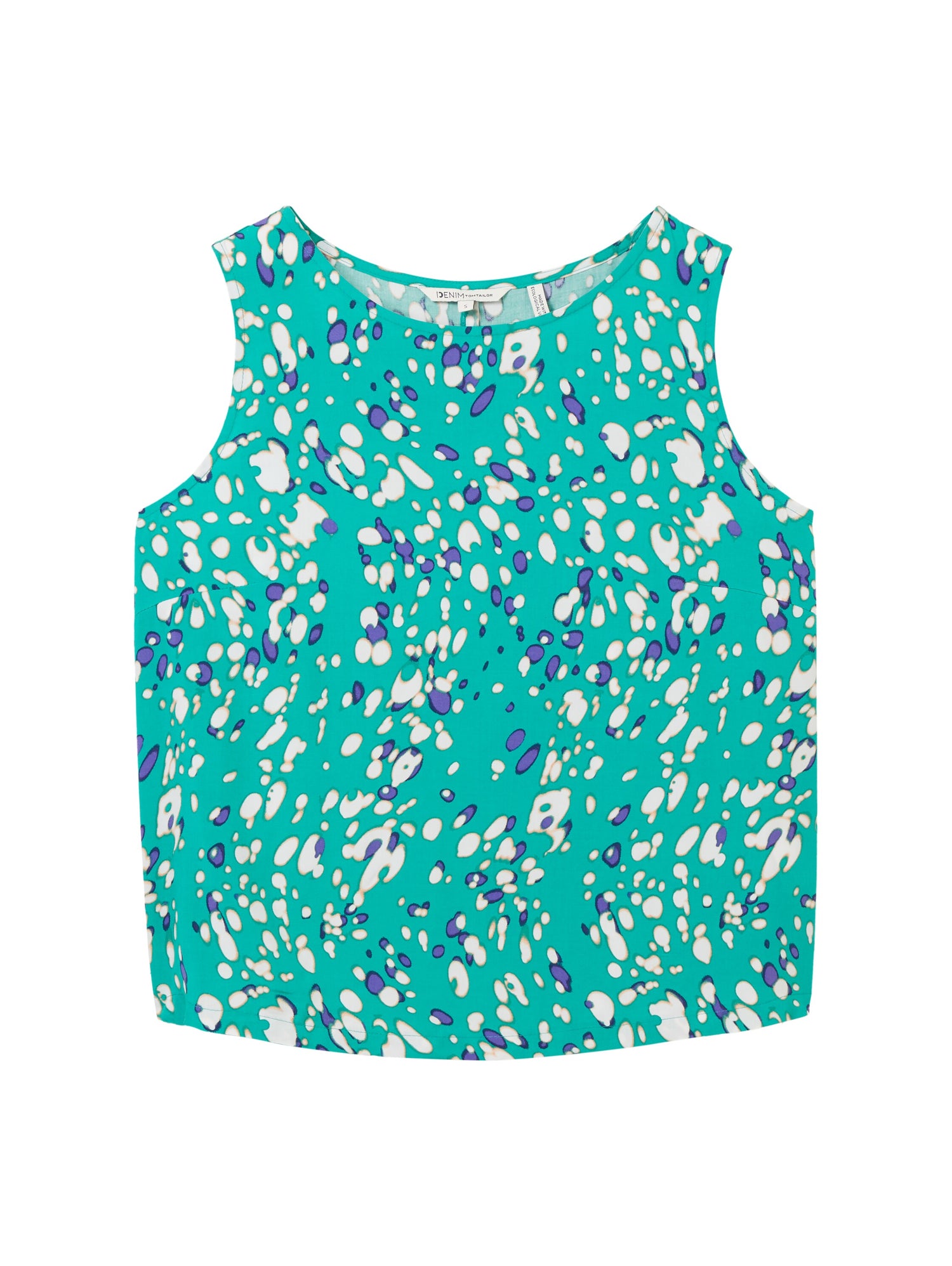 Tom Tailor Damen Bluse Regular Fit LENZING™ ECOVERO™