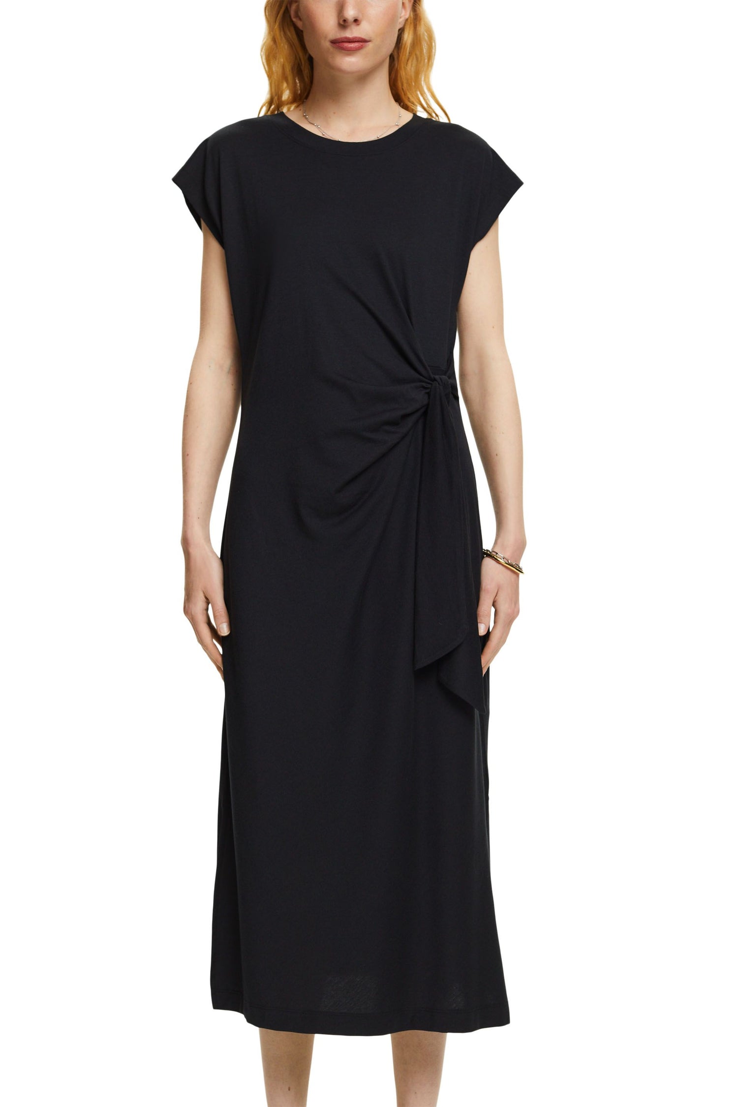 Midikleid mit Bindedetail