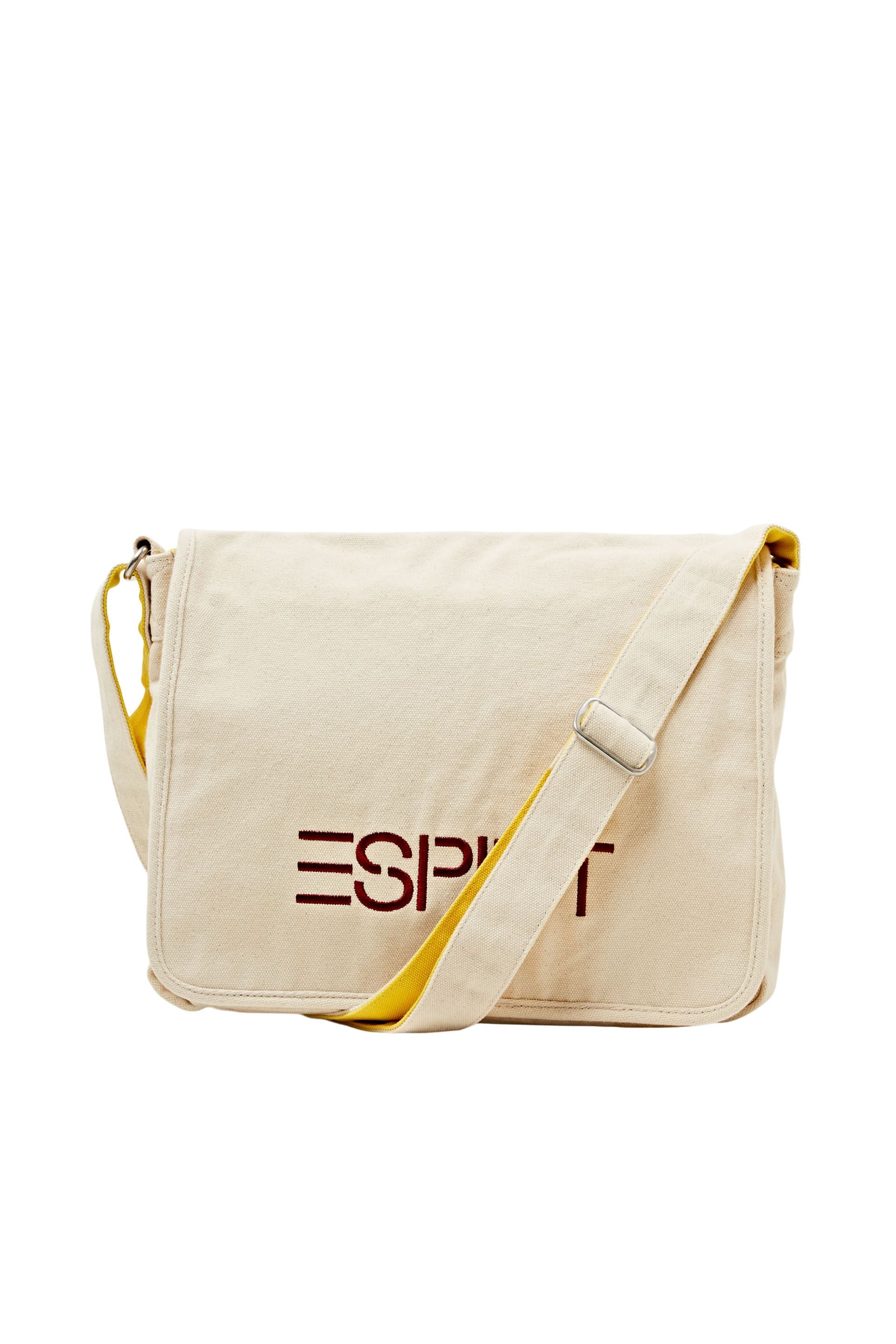ESPRIT Herren Umhängetasche Logo Zweifarbig Baumwolle