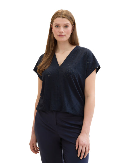 Tom Tailor Denim Male Regular Fit Erwachsene T-Shirt Polyester Elasthan