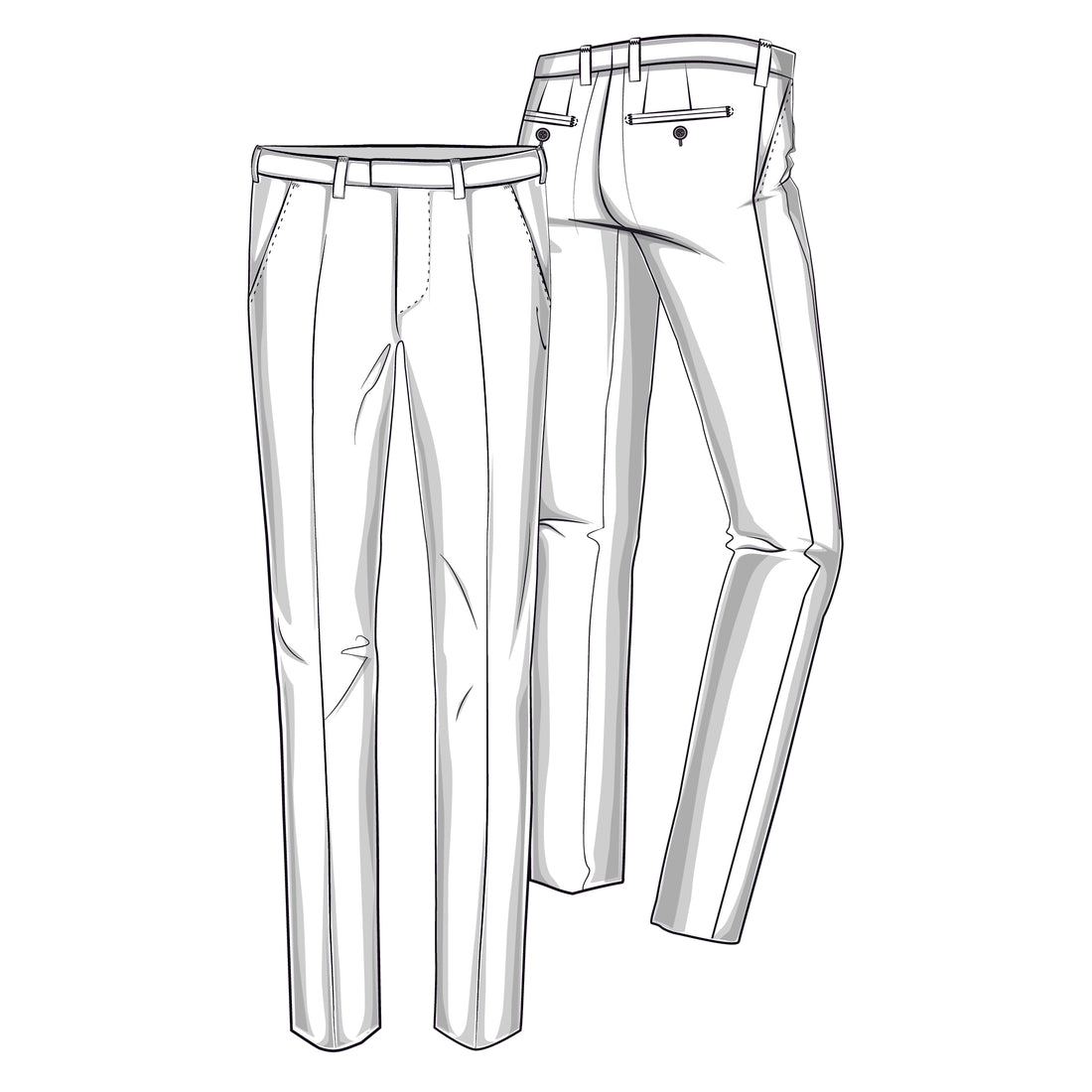 JOOP Blayr Wolle/Elasthan Herrenhose Stretchkomfort