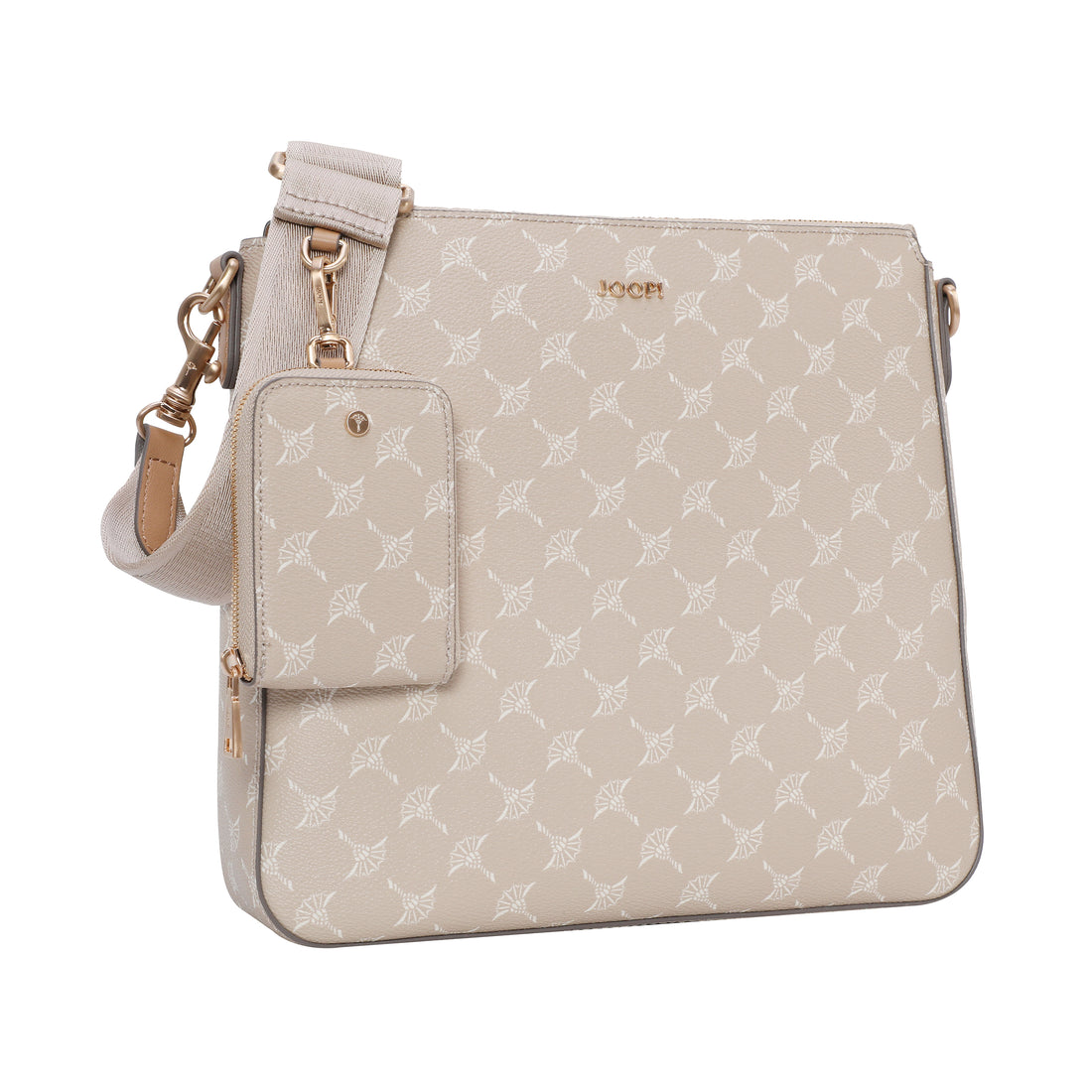 Synthetik Handtasche Damen Schultertasche mit abnehmbarem Täschchen