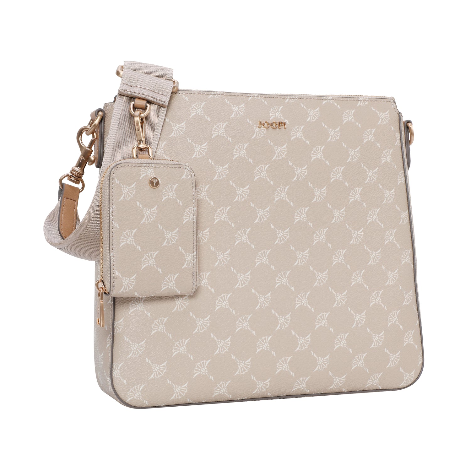 Synthetik Handtasche Damen Schultertasche mit abnehmbarem Täschchen