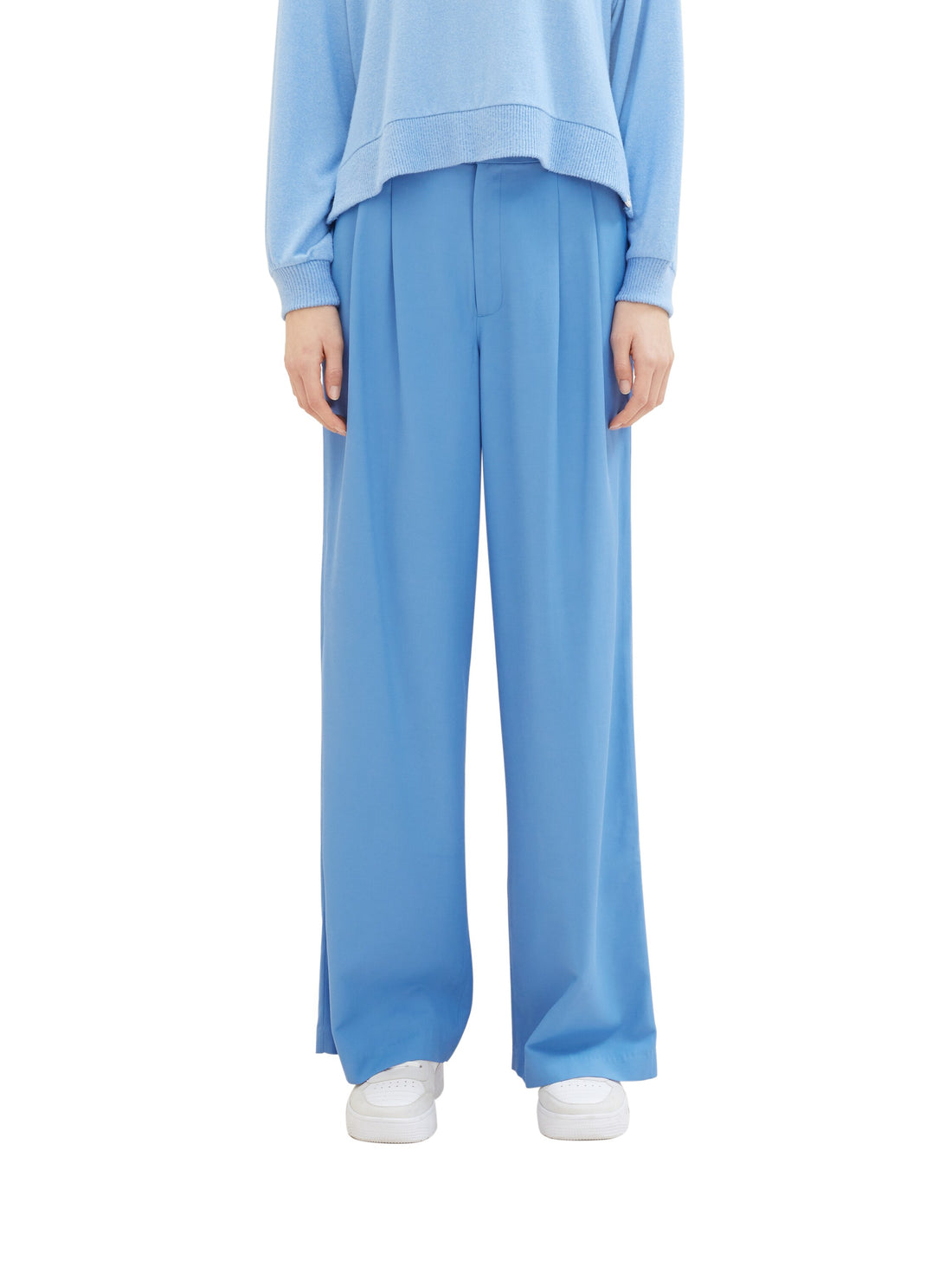 Tom Tailor Denim Wide Leg Hose mit Faltenlegung für Frauen