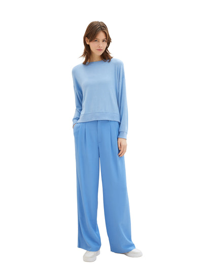 Tom Tailor Denim Wide Leg Hose mit Faltenlegung für Frauen