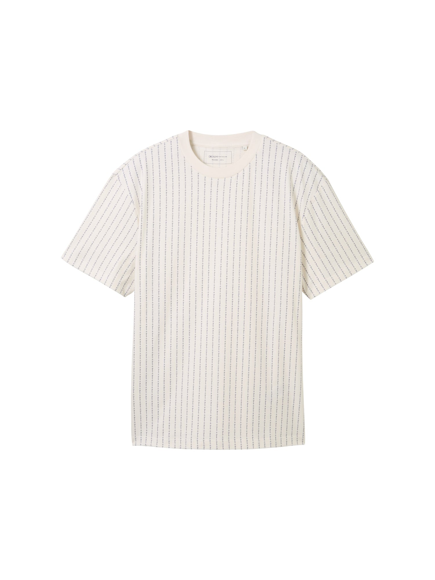 Basic Relaxed Fit T-Shirt mit Alloverprint