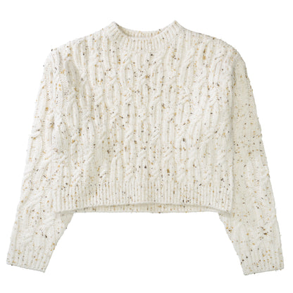 KATAG Teenager Strickpullover Salty White Mel.