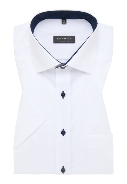 Zeitloser Stil Herren Kurzarmhemd Gala-Kent-Kragen bügelfrei