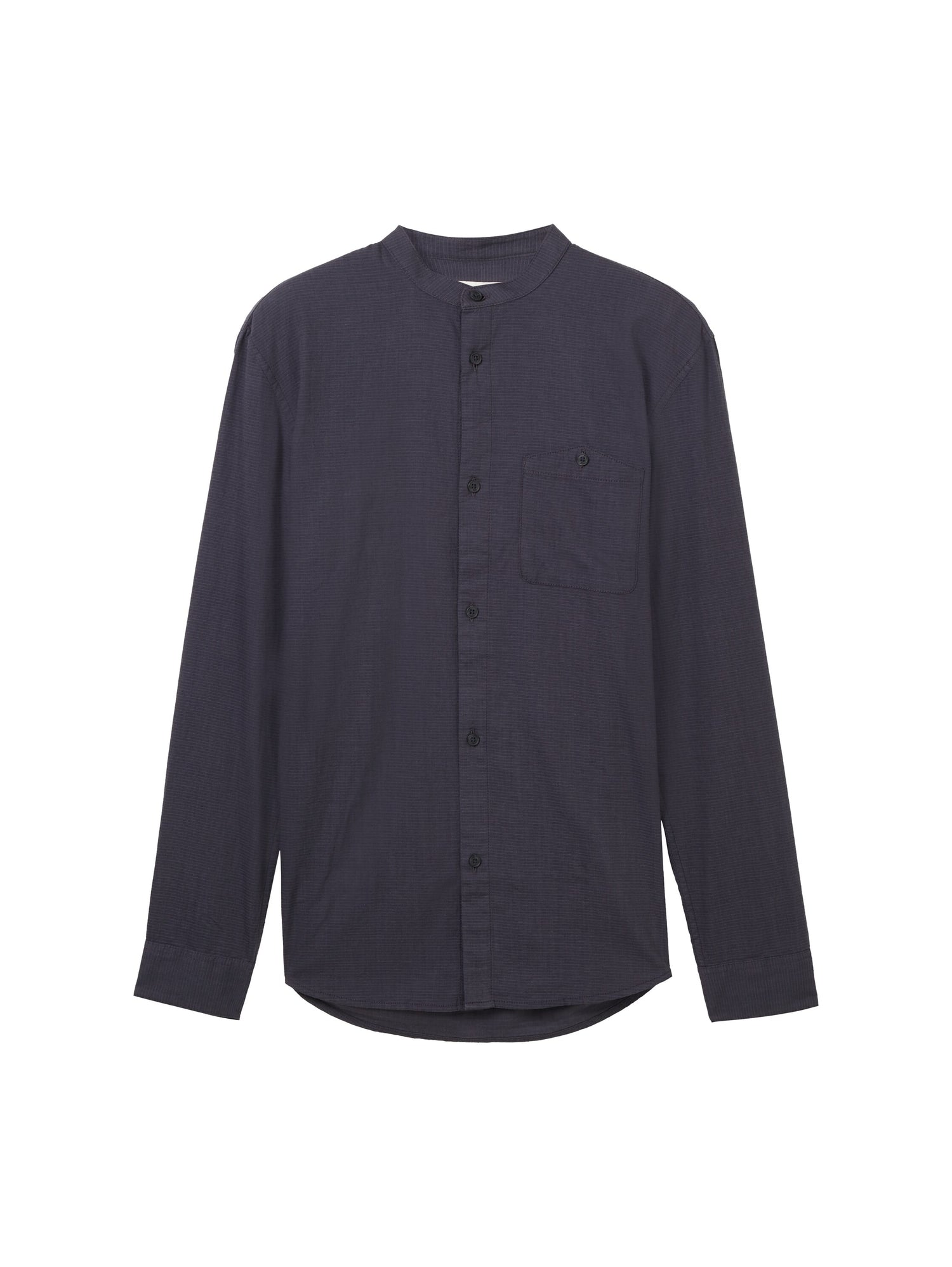 Basic Fit Hemd mit Stehkragen