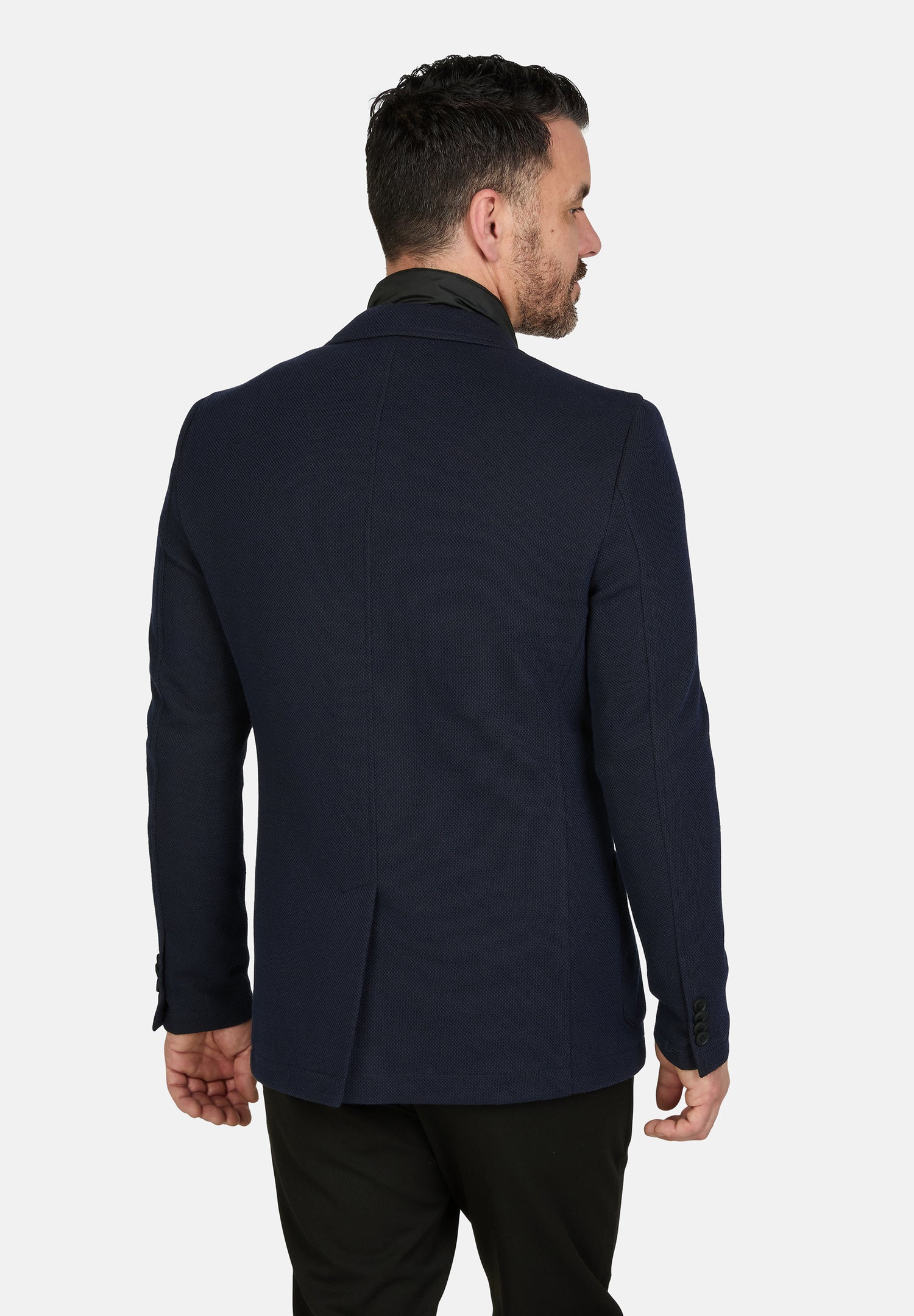 Regular Fit 2-in-1 Blazer mit Fake-Weste für Herren
