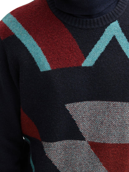 Regular Fit Herren Pullover mit recyceltem Polyester