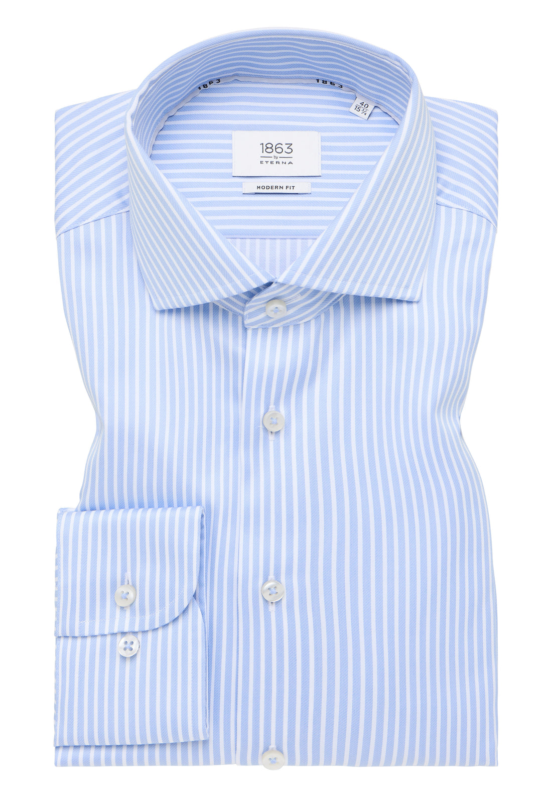 ETERNA Langarmhemd MODERN FIT Herren bügelfrei