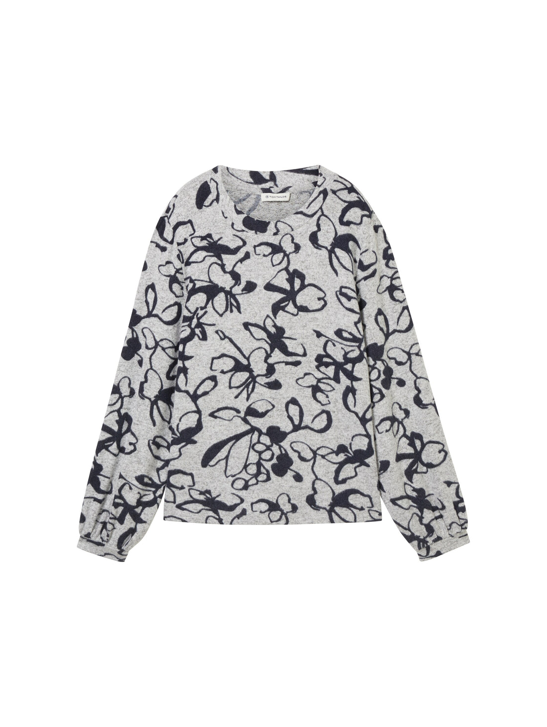 Regular Fit Damen Bluse mit floralem Design Viskose Polyester Elasthan