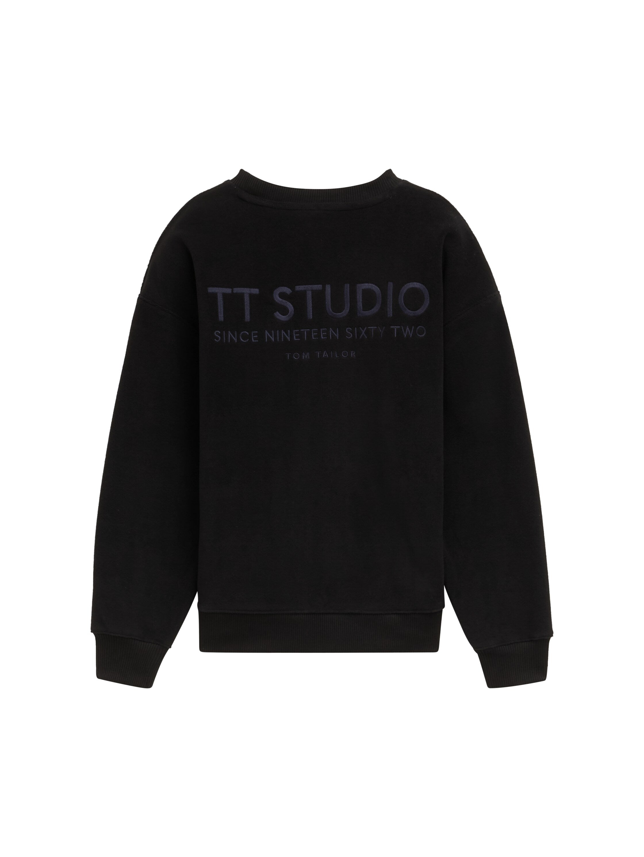 Tom Tailor Denim Male Kinder Sweatshirt mit tonaler Stickerei