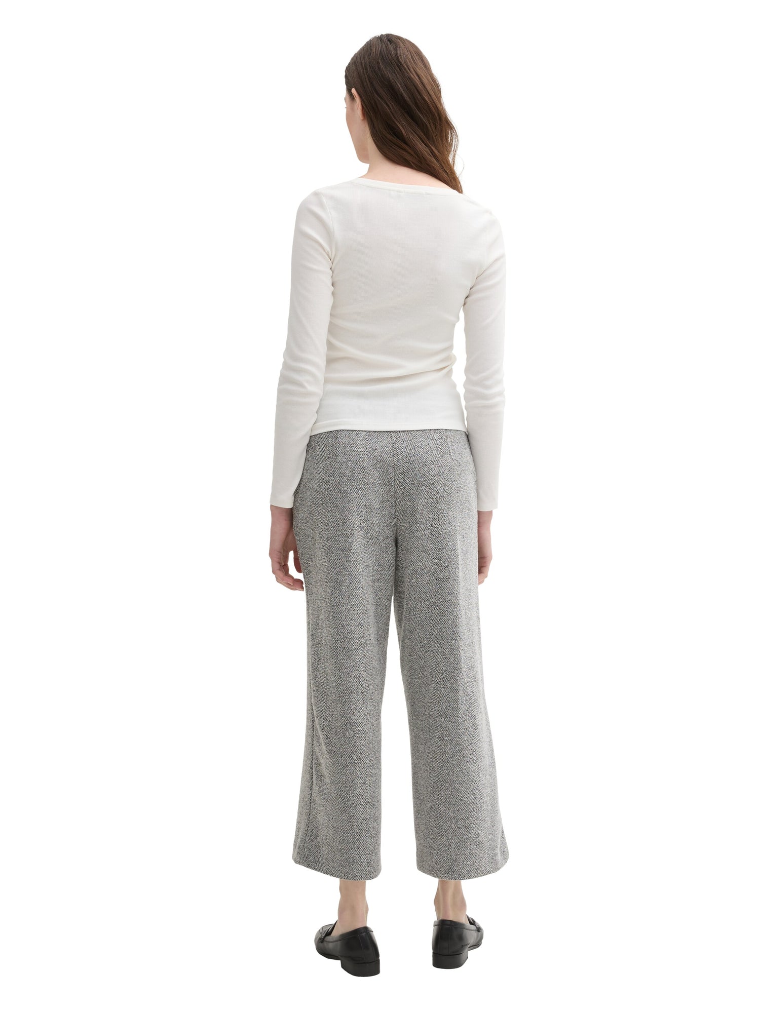 Tom Tailor Denim Male Damen Culotte Hose aus Strickmaterial