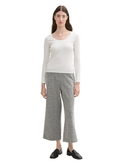 Tom Tailor Denim Male Damen Culotte Hose aus Strickmaterial