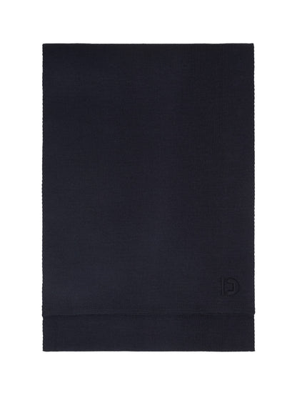 Tom Tailor Denim Male Winterschal Rippstrick Logo-Stickerei