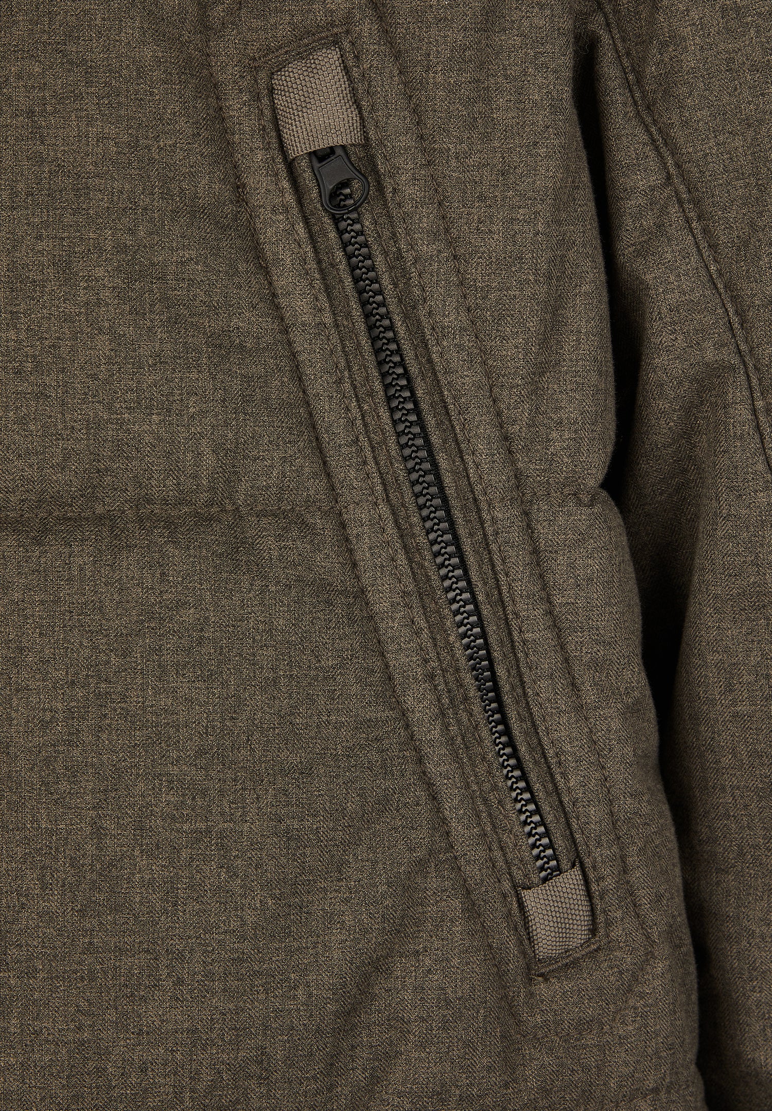 Verstellbare Kapuze Herren Parka Gestrickter Windschutz