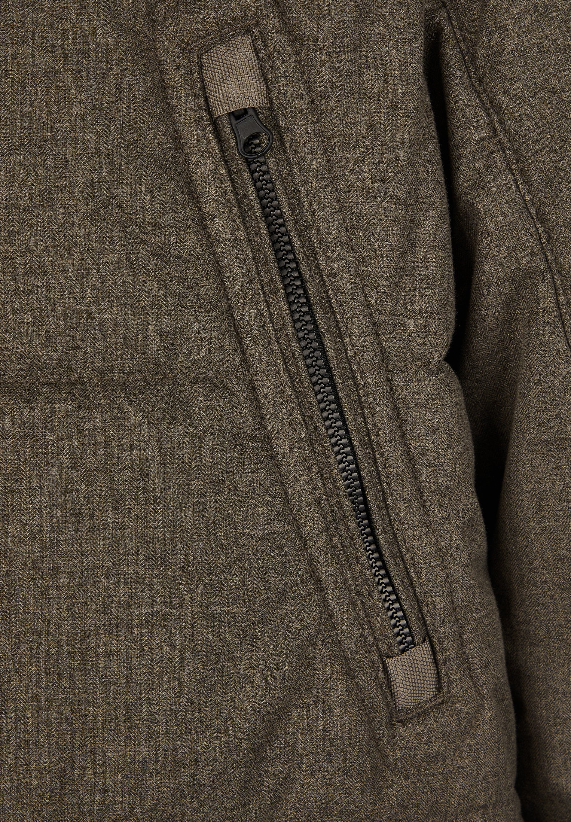 Verstellbare Kapuze Herren Parka Gestrickter Windschutz