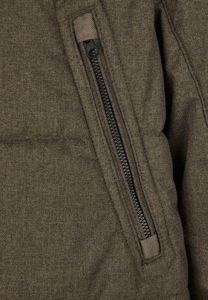 Verstellbare Kapuze Herren Parka Gestrickter Windschutz