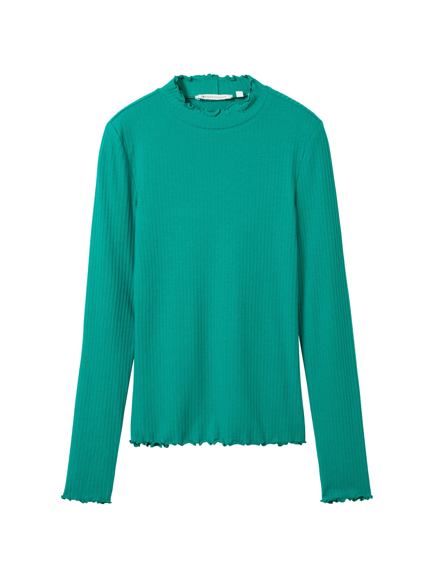 Tom Tailor Denim Female Bluse Regular Fit 48% Polyester 48% Viskose 4% Elasthan