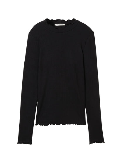 Tom Tailor Denim Female Bluse Regular Fit 48% Polyester 48% Viskose 4% Elasthan