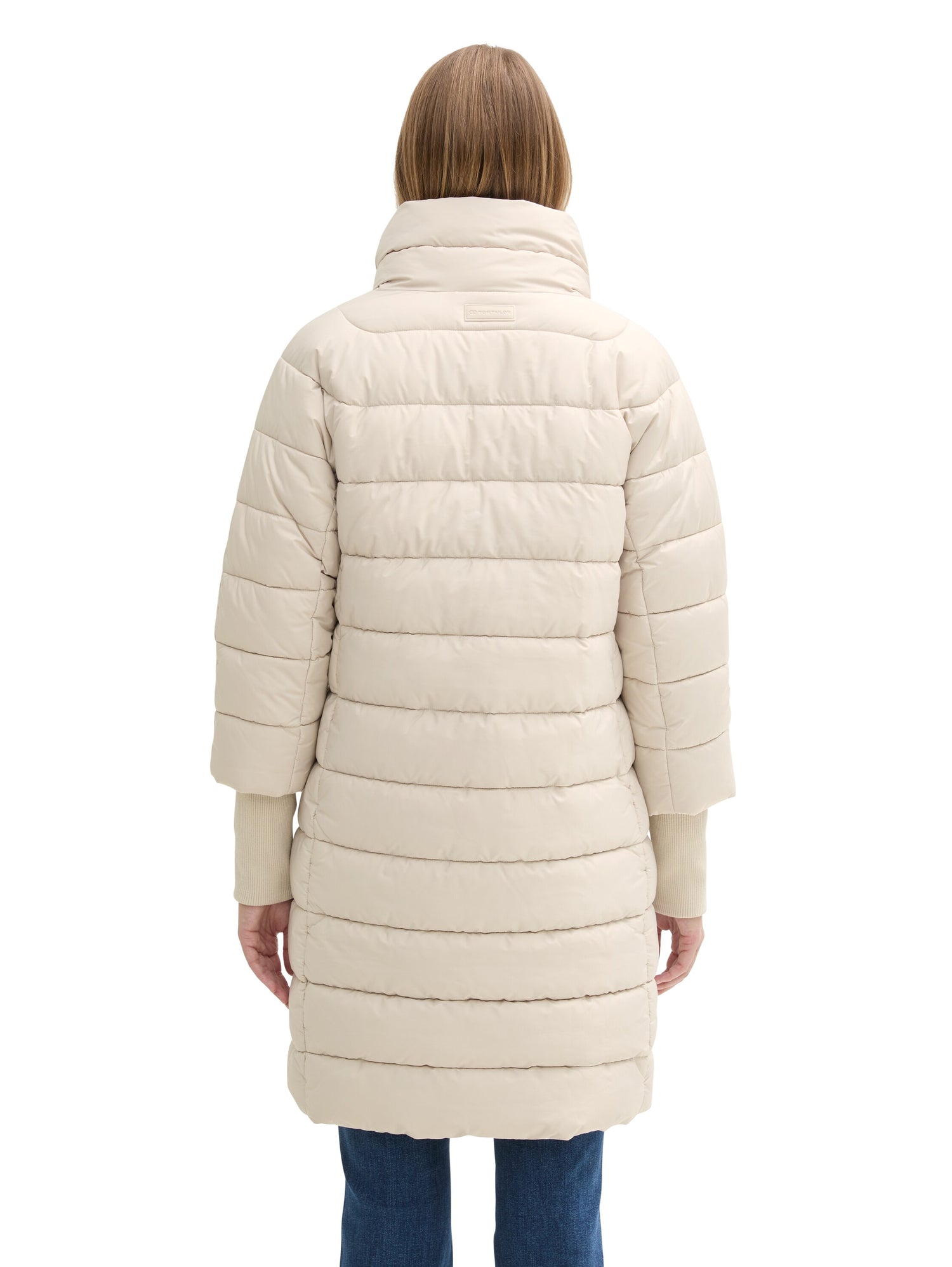 Puffermantel mit Stehkragen