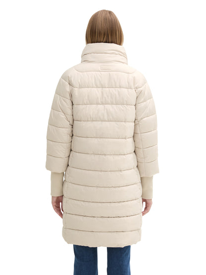 Puffermantel mit Stehkragen