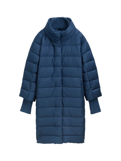 Puffermantel mit Stehkragen