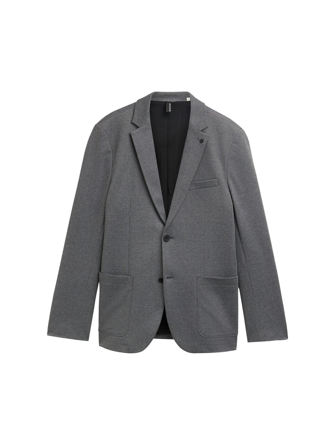 Tom Tailor Denim Blazer Erwachsene mit Piqué Struktur und aufgesetzten Taschen
