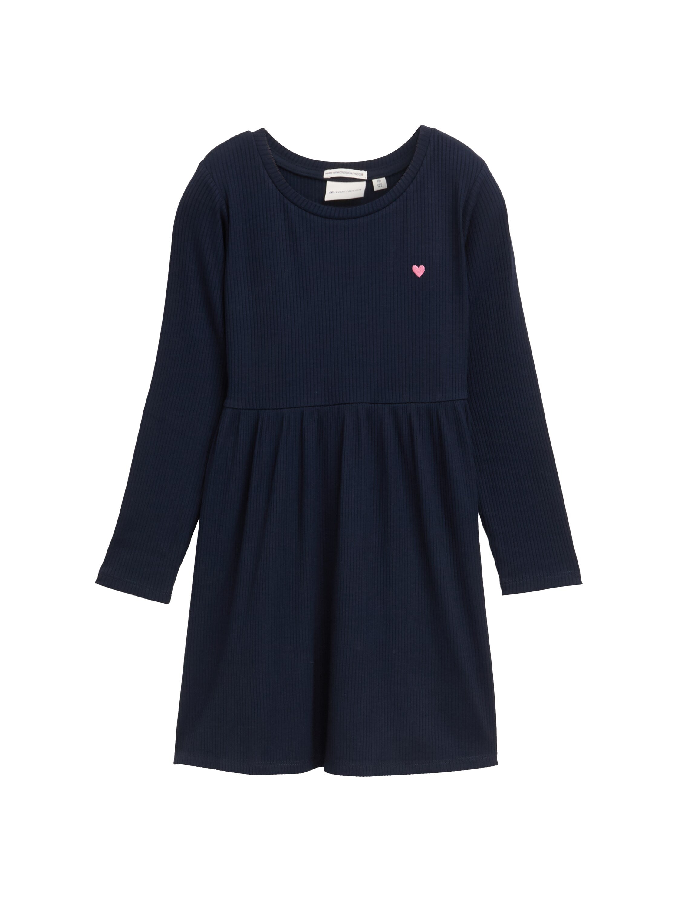 Tom Tailor Denim Stickerei A-Linie Mini Kleid Kinder sky captain blue