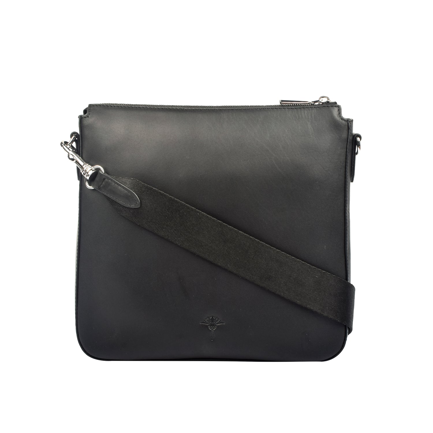 Logo Schultertasche Damen Umhängetasche mit Reißverschluss