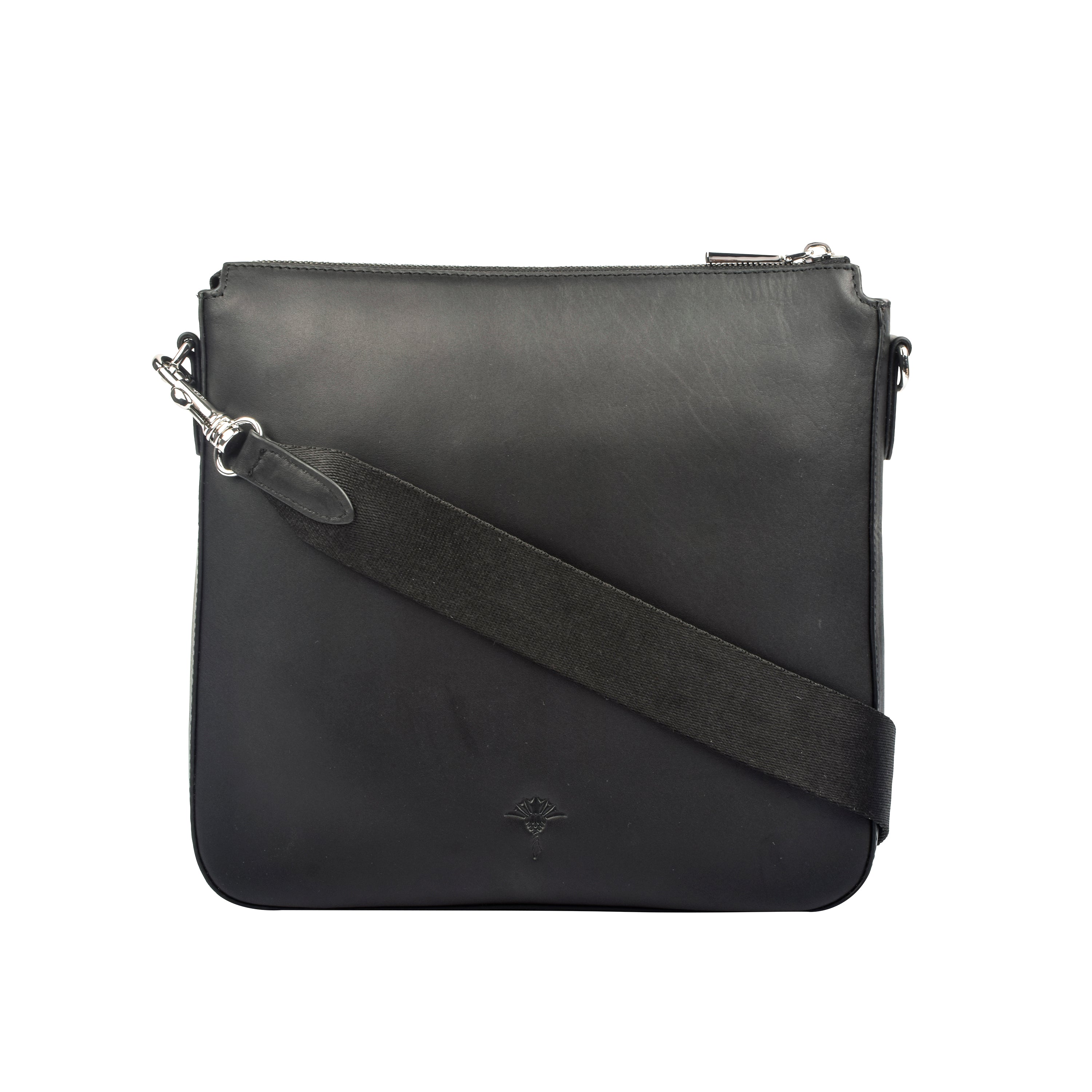 Logo Schultertasche Damen Umhängetasche mit Reißverschluss