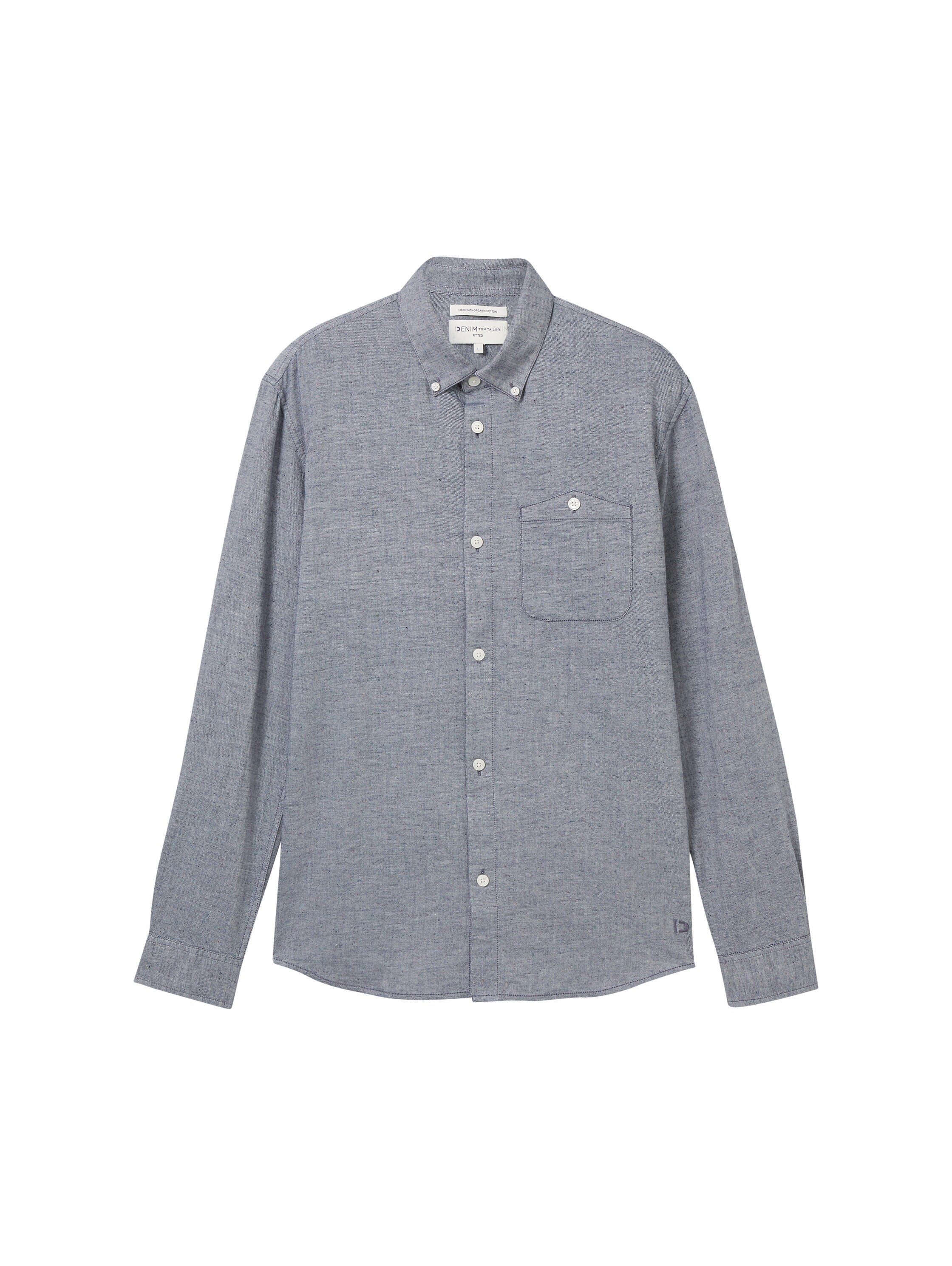 Basic Hemd mit Brusttasche