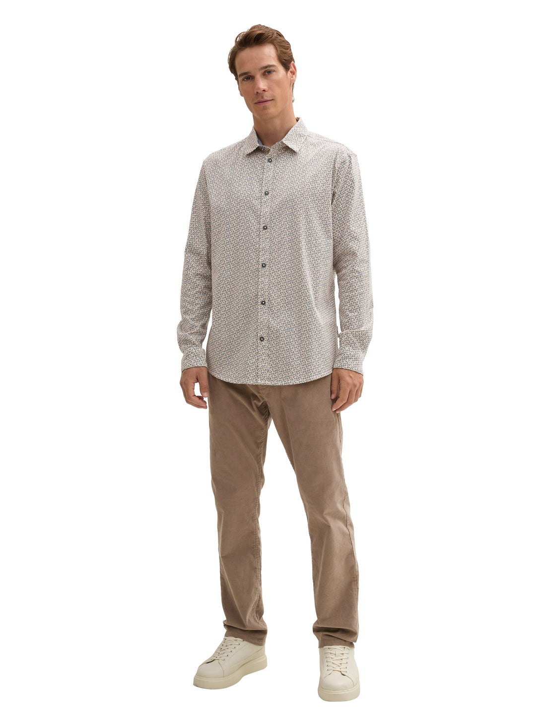 Tom Tailor Denim Herren Hemd Stretch Baumwolle