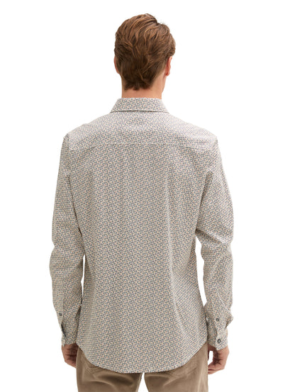 Tom Tailor Denim Herren Hemd Stretch Baumwolle