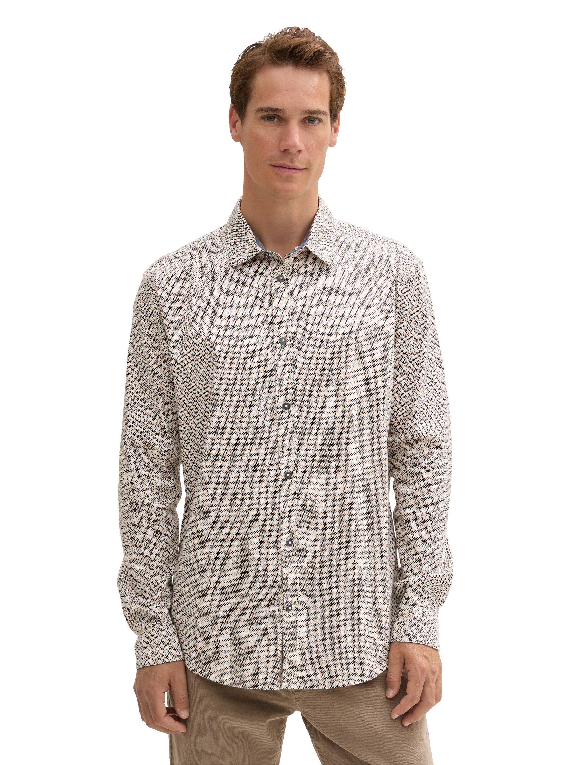 Tom Tailor Denim Herren Hemd Stretch Baumwolle