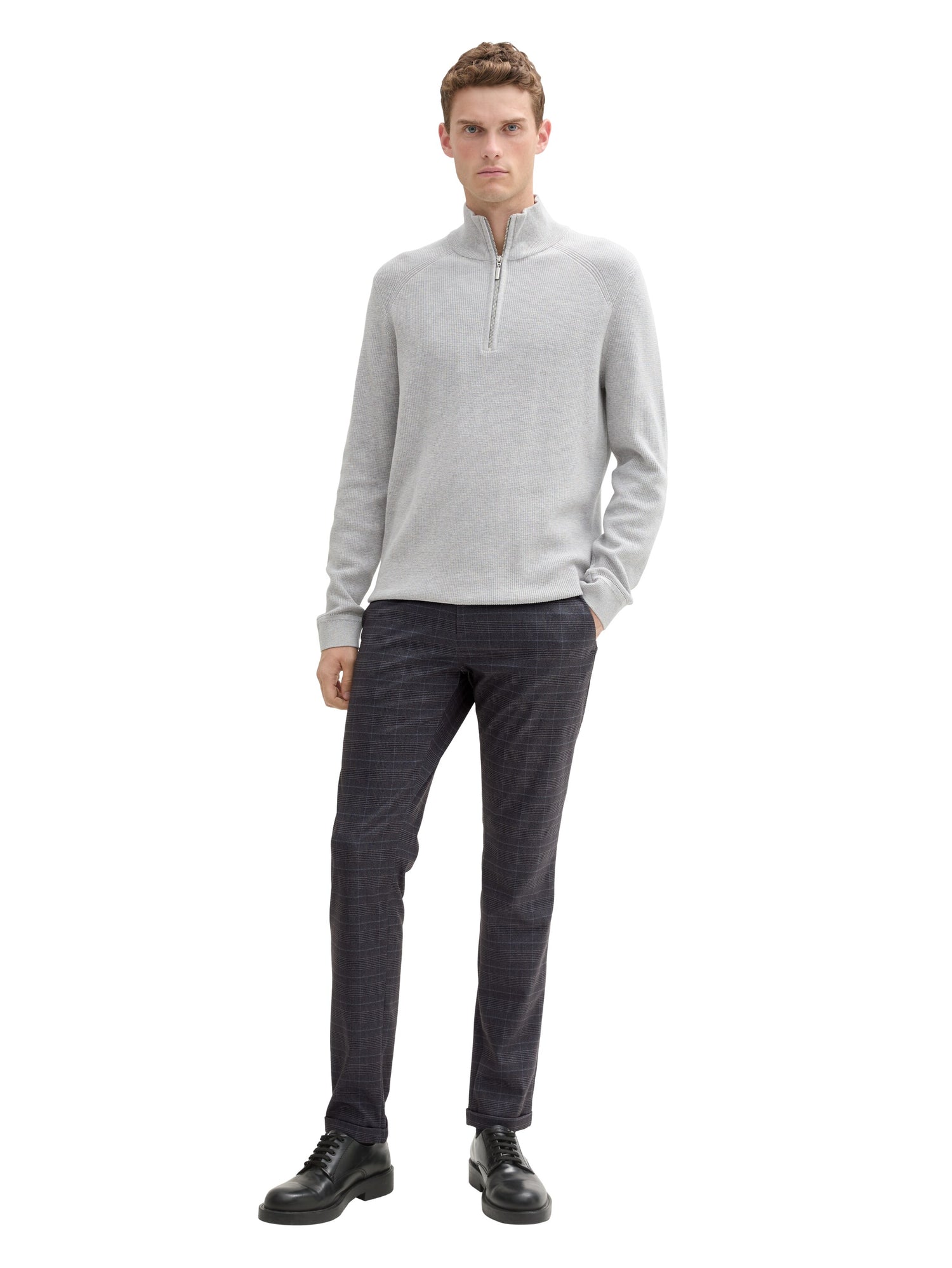 TTTRAVIS Herren Hose Slim Fit mittlere Bundhöhe schmale Beinöffnung