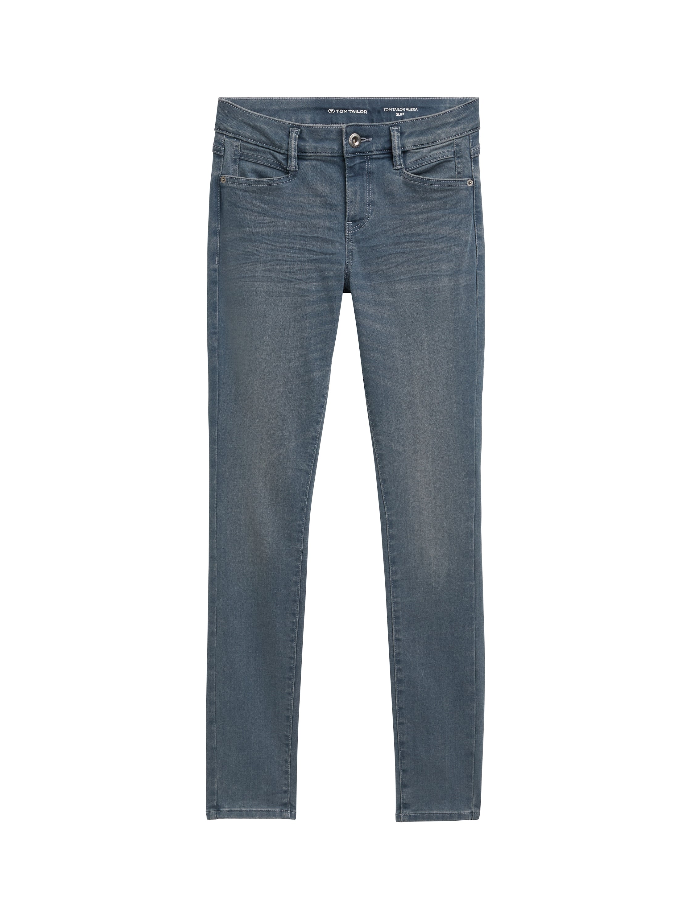 Classic Damen Jeanshose Five-Pocket-Style Gürtelschlaufen