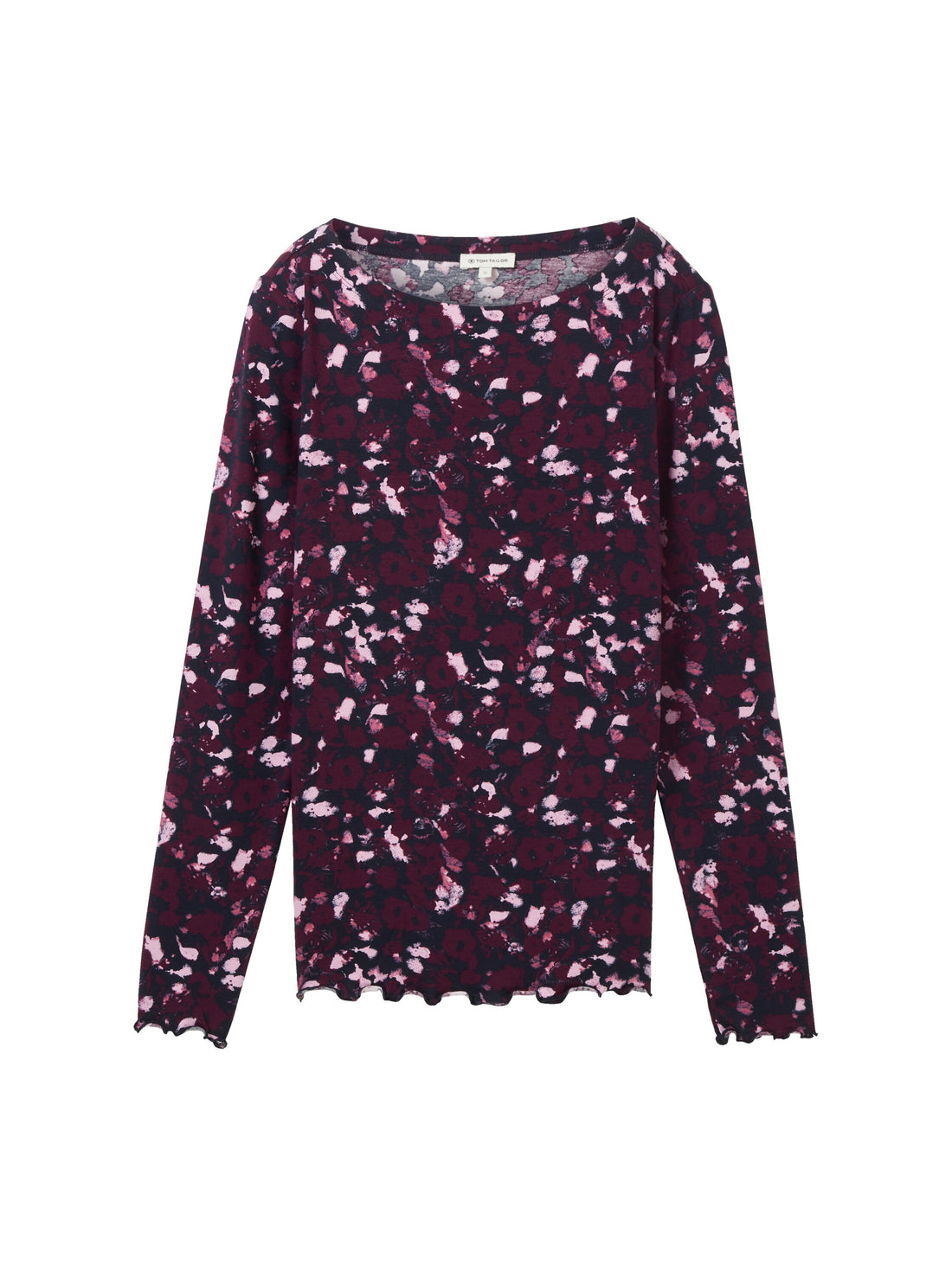 Basic Longsleeve mit Alloverprint