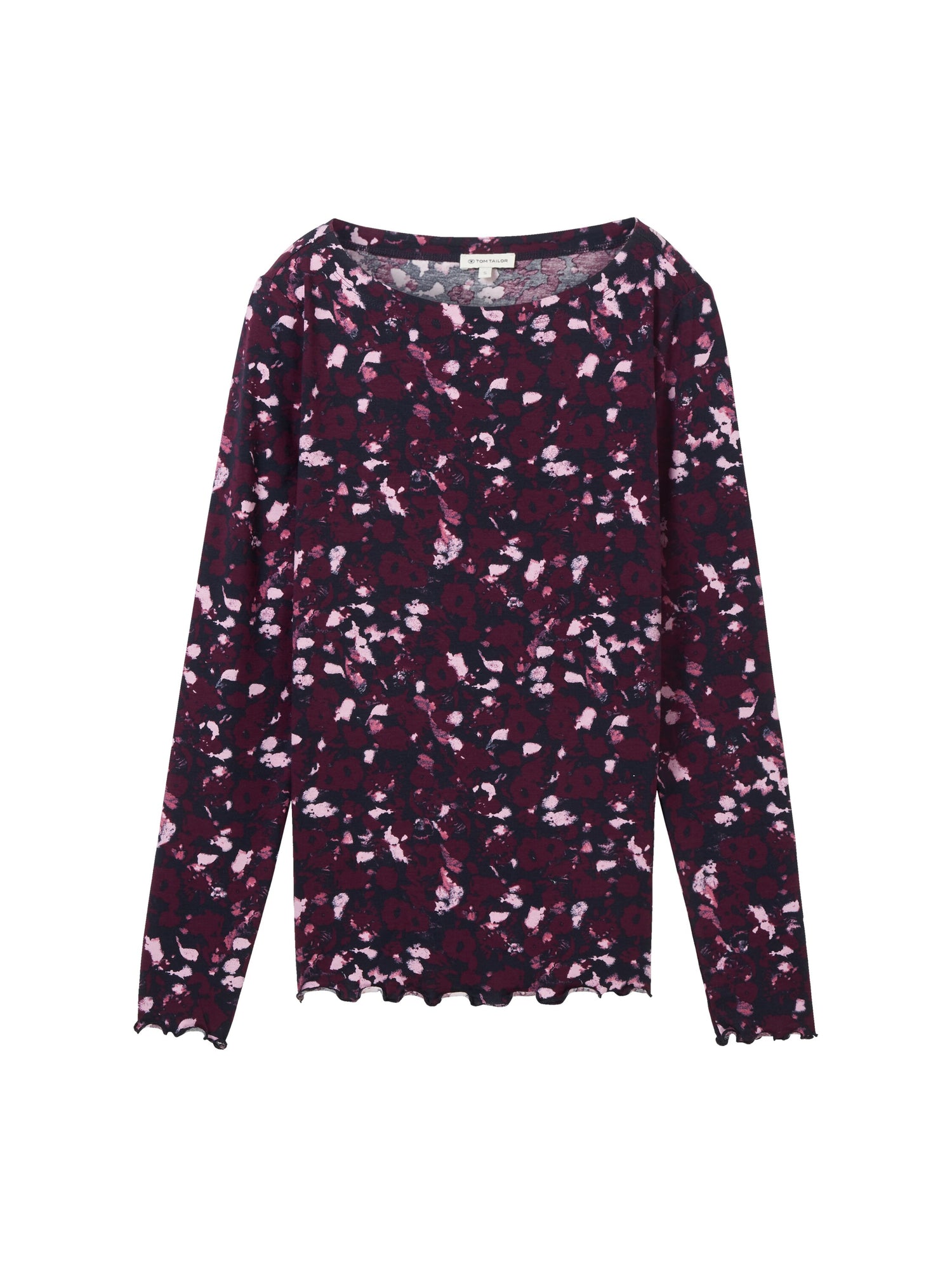 Basic Longsleeve mit Alloverprint