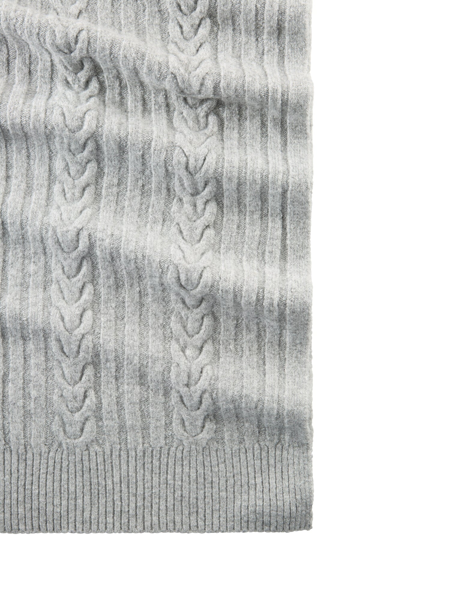 Tom Tailor Denim Winterschal für Damen mit Zopfmuster