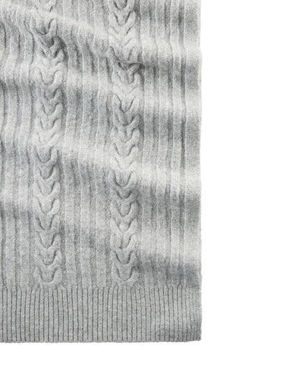 Tom Tailor Denim Winterschal für Damen mit Zopfmuster