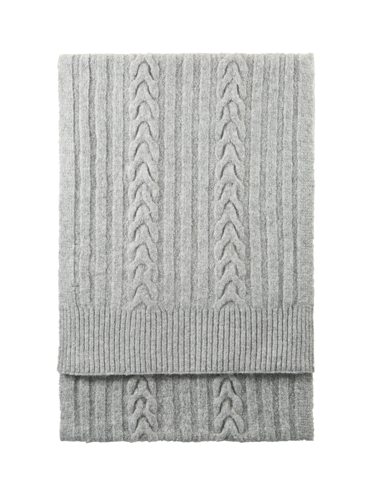 Tom Tailor Denim Winterschal für Damen mit Zopfmuster