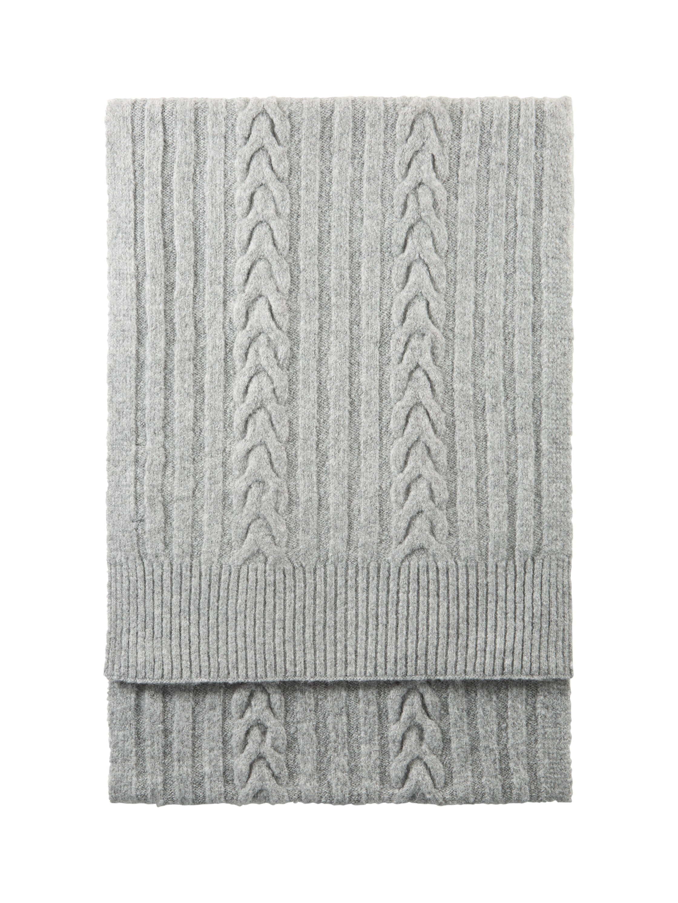 Tom Tailor Denim Winterschal für Damen mit Zopfmuster