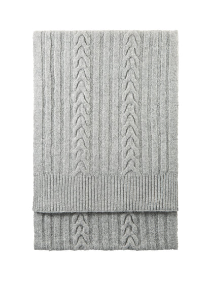 Tom Tailor Denim Winterschal für Damen mit Zopfmuster